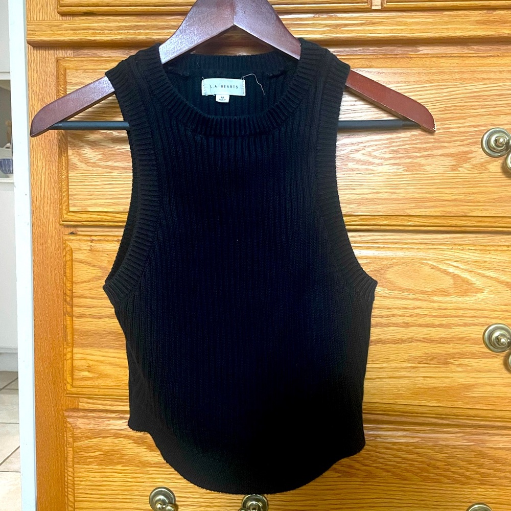 Knit crop top
